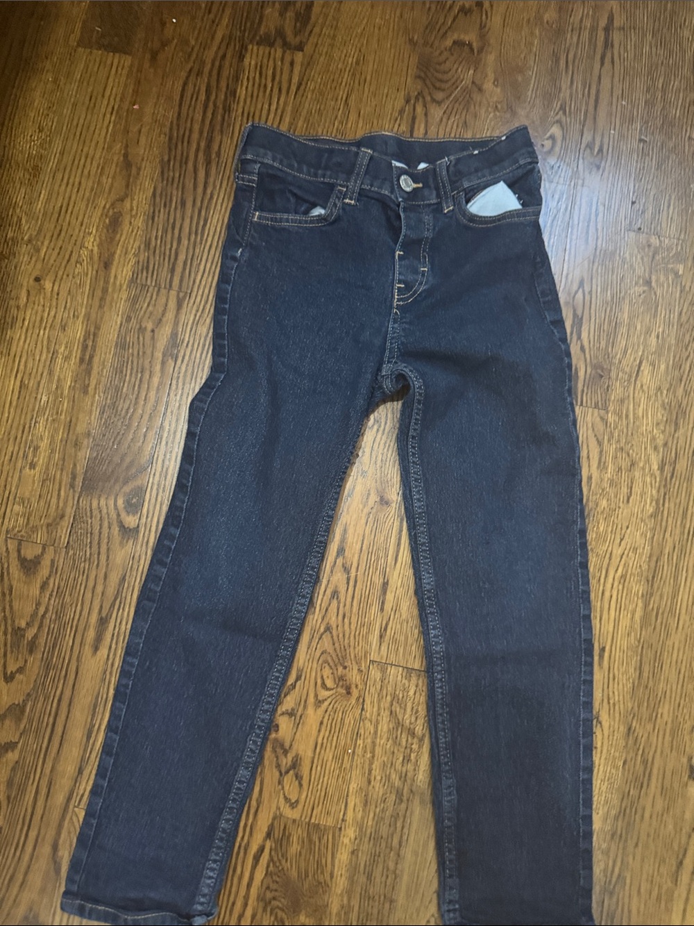 H&M Men’s Slim Jeans in Dark Blue Denim
